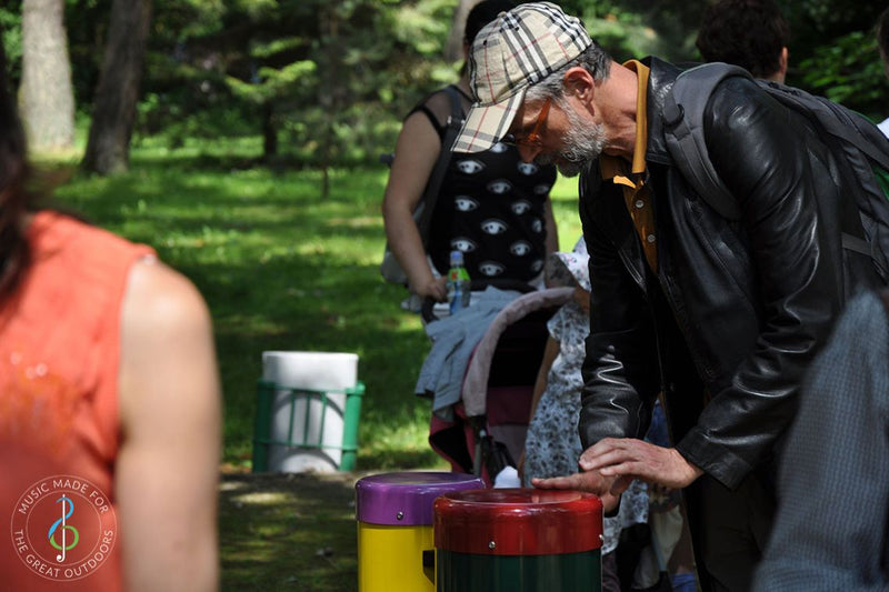 Congas (Small Pair) - Sensory Garden Musical Instruments, Learning SPACE