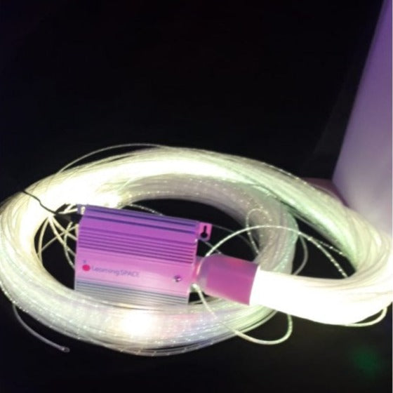 Connect Pro 1M x 50 Tails Colour Changing Fibre Optics with LED Lightsource, Learning SPACE