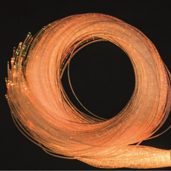 Connect Pro 1M x 50 Tails Colour Changing Fibre Optics with LED Lightsource, VAT Exempt Learning SPACE