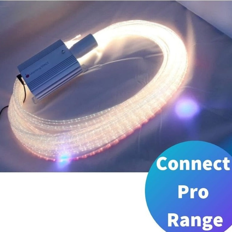 Connect Pro 2m x 100 Tails Colour Changing Fibre Optics with LED Lightsource, Learning SPACE