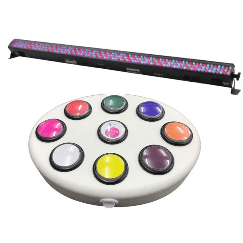 Connect Pro Colour Wash Light with Oval Controller, VAT Exempt Learning SPACE