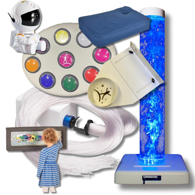 Connect Pro Sensory Room Basic Set + Beanbag Plinth and Extras, Sensory toy Learning SPACE