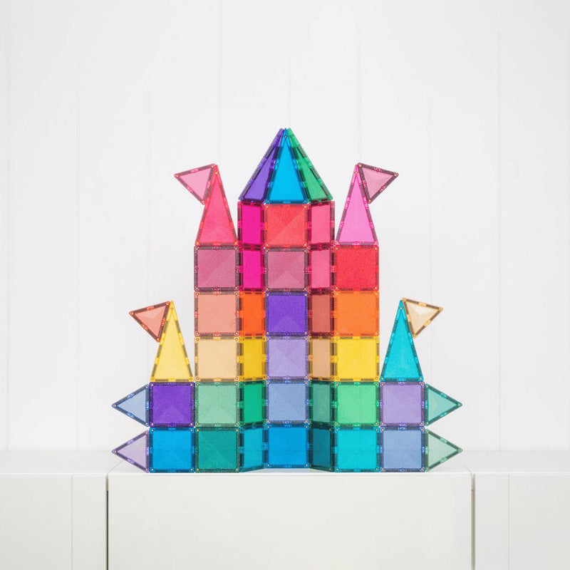 Connetix Glitter Castle Pack - 48, Learning SPACE
