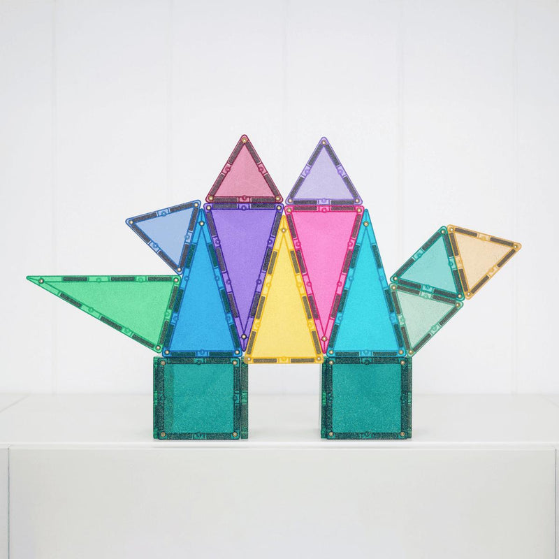Connetix Glitter Castle Pack - 48, Learning SPACE