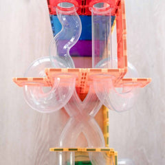 Connetix Rainbow Ball Run Expansion Pack – 66 Piece Set-Connetix Tiles,Engineering & Construction,Fine Motor Skills,Gifts For 3-5 Years Old,S.T.E.M-Learning SPACE