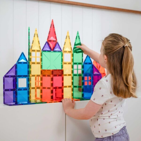 Connetix Rainbow Creative Pack – 102 Piece Set, Learning SPACE