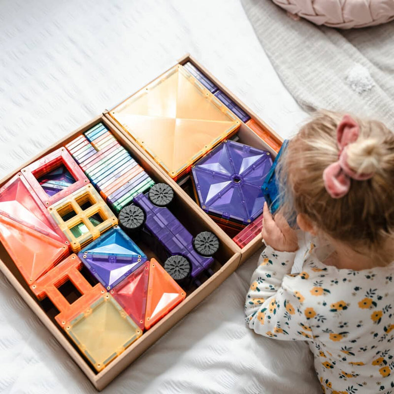Connetix Rainbow Mega Pack – 212 Piece Set, Learning SPACE
