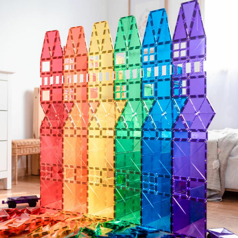 Connetix Rainbow Mega Pack – 212 Piece Set-Connetix Tiles, Engineering & Construction, Fine Motor Skills, Gifts For 3-5 Years Old, S.T.E.M-Learning SPACE