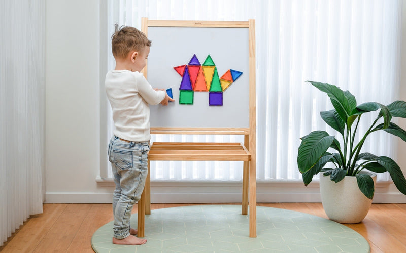 Connetix Rainbow Mini Pack – 24 Piece Set, Learning SPACE
