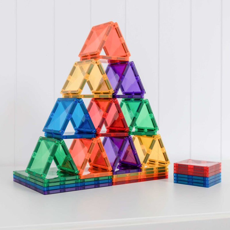 Connetix Rainbow Square Pack – 42 Piece Set, Learning SPACE
