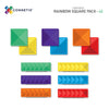 Connetix Rainbow Square Pack – 42 Piece Set, Learning SPACE