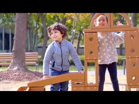 Outdoor HDPE Plastic Construction Blocks, Learning SPACE