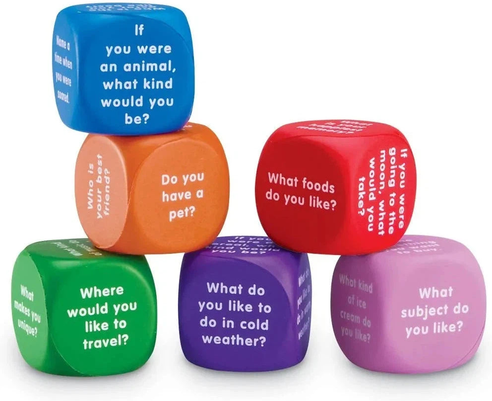 Conversation Cubes-Calmer Classrooms, communication, Communication Games & Aids, Helps With, Learning Resources, Neuro Diversity, Primary Literacy, Speaking & Listening, Spelling Games & Grammar Activities, Stock-Learning SPACE