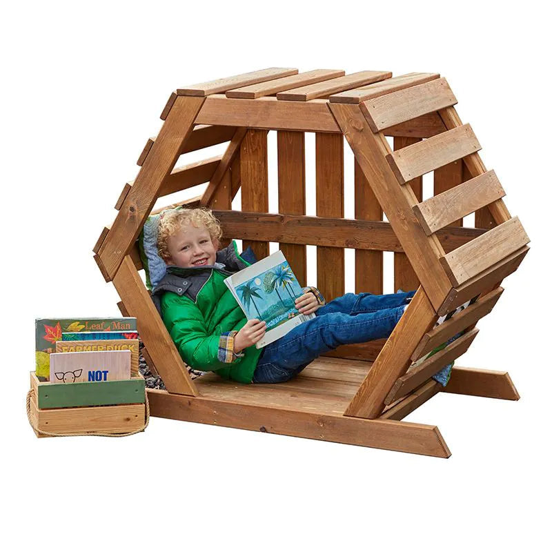 Cosy Bee Hive-Children's Wooden Seating, Cosy Direct, Forest School & Outdoor Garden Equipment, Nooks dens & Reading Areas, Outdoor Dens, Reading Den, Sensory Dens, Sensory Garden-Learning SPACE