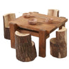 Cosy Country Cafe Set - Outdoor Mud Kitchen Seating for Four-Coffee table,Cosy Direct,Messy Play,Modular Seating,Mud Kitchen,Outdoor Furniture,Outdoor Seating,Seating,Table & Chair Set,Toddler Seating,Wellbeing Furniture-Learning SPACE
