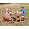 Beefy Table & Benches (3Pk)-Cosy Direct,Cosy Outdoor,Picnic Table,Table,Wooden Table-Learning SPACE