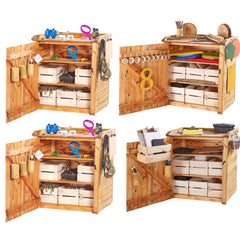 Cosy Shedlet Set (4Pk)-Cosy Direct,Cupboards,Cupboards With Doors,Sheds,Wellbeing Furniture-Learning SPACE