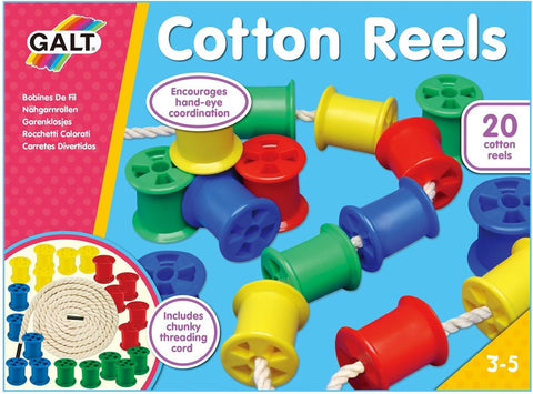 Cotton Reels - Hand-eye co-ordination-Additional Need,Arts & Crafts,Craft Activities & Kits,Early Arts & Crafts,Early Years Maths,Fine Motor Skills,Galt,Maths,Memory Pattern & Sequencing,Primary Arts & Crafts,Primary Maths,Shape & Space & Measure,Stock,Strength & Co-Ordination,Threading-Learning SPACE