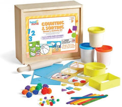 Counting & Sorting Sensory Activity Kit-Addition & Subtraction,Arts & Crafts,Counting Numbers & Colour,Craft Activities & Kits,Dyscalculia,Early Arts & Crafts,Early Years Maths,Gifts For 3-5 Years Old,Learning Activity Kits,Learning Resources,Maths,Maths Toys,Modelling Clay,Neuro Diversity,Primary Arts & Crafts,Primary Maths,Stacking Toys & Sorting Toys-Learning SPACE