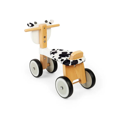 Cow Ride On-Baby & Toddler Gifts, Baby Ride On's & Trikes, Bigjigs Toys, Ride & Scoot, Ride Ons-LS36057-Learning SPACE