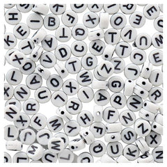 Crafty Bitz - 300 Letter Beads, Learning SPACE