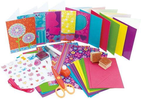 Galt Card Craft Kit – Personalised Card Making Set-Art Materials, Arts & Crafts, Craft Activities & Kits, Galt, Glitter, Messy Play, Paper & Card, Primary Literacy, Seasons, Spring, Stationery, Stock-Learning SPACE