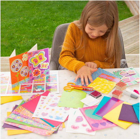 Galt Card Craft Kit – Personalised Card Making Set-Art Materials, Arts & Crafts, Craft Activities & Kits, Galt, Glitter, Messy Play, Paper & Card, Primary Literacy, Seasons, Spring, Stationery, Stock-Learning SPACE