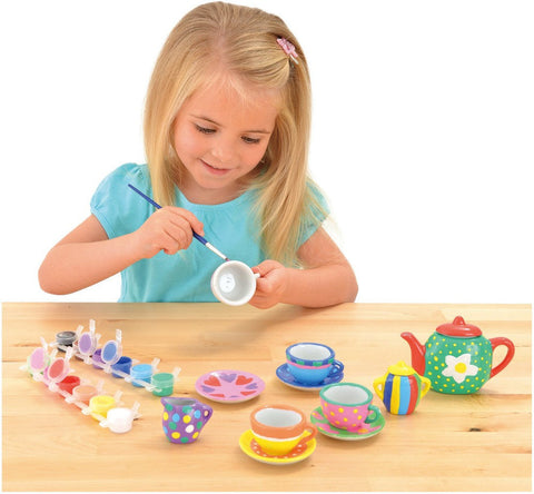 Crafty Cases - Paint a Tea Set-Arts & Crafts,Cerebral Palsy,Craft Activities & Kits,Galt,Learning Activity Kits,Messy Play,Paint,Painting Accessories,Primary Arts & Crafts,Stock-Learning SPACE