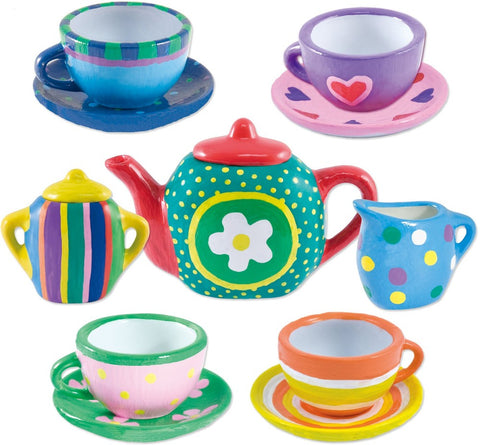 Crafty Cases - Paint a Tea Set-Arts & Crafts,Cerebral Palsy,Craft Activities & Kits,Galt,Learning Activity Kits,Messy Play,Paint,Painting Accessories,Primary Arts & Crafts,Stock-Learning SPACE