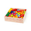 Crate of Lacing Beads - 90 Wooden Fine Motor Beads-Bigjigs Toys, Counting Numbers & Colour, Fine Motor Skills, Lacing, Maths Toys, Memory Pattern & Sequencing, Threading, Wooden Toys-BJ662-Learning SPACE