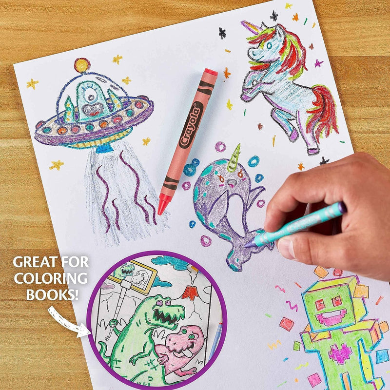 Crayola 264 -Piece Crayon Set – 72 Assorted Colours, Learning SPACE