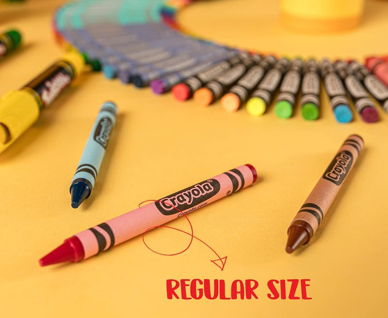 Crayola 264 -Piece Crayon Set – 72 Assorted Colours, Learning SPACE