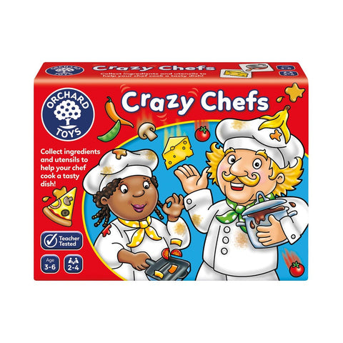 Crazy Chefs Game - Matching Game-Early years Games & Toys,Games & Toys,Gifts For 3-5 Years Old,Imaginative Play,Kitchens & Shops & School,Learning Activity Kits,Orchard Toys,Play Kitchen Accessories,Pretend play,Primary Games & Toys,Stock,Table Top & Family Games-Learning SPACE