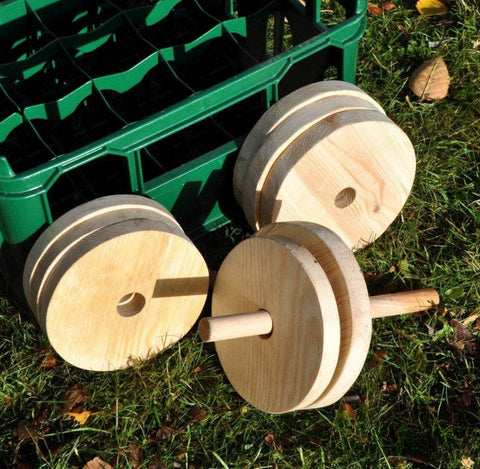 Creative Construction Wooden Wheels-Cosy Direct, Engineering & Construction, Imaginative Play, Role Play-31395-Learning SPACE