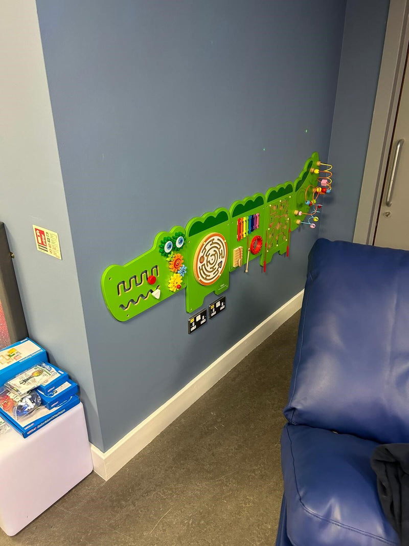 Crocodile Activity Wall Panel Toy, Musical Toys Learning SPACE
