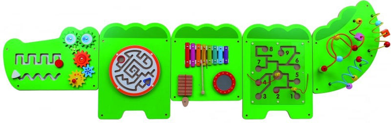 Crocodile Activity Wall Panel Toy, Musical Toys Learning SPACE