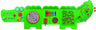 Crocodile Activity Wall Panel Toy