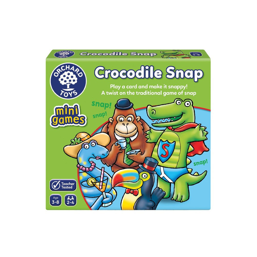 Crocodile Snap Mini Game-Early years Games & Toys, Early Years Maths, Games & Toys, Maths, Memory Pattern & Sequencing, Orchard Toys, Primary Games & Toys, Primary Maths, Primary Travel Games & Toys-O18356-Learning SPACE