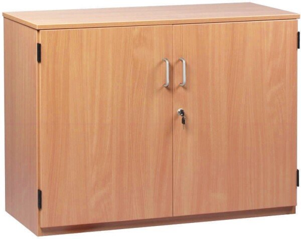Cupboard with 2 Adjustable Shelves - Bubble Gum Range, Beech Learning SPACE