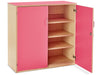 Cupboard with Doors - Bubble Gum Range-Cupboards & Cabinets-Cupboards, Cupboards With Doors, Wellbeing Furniture-Learning SPACE