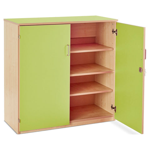 Cupboard with Doors - Bubble Gum Range-Cupboards & Cabinets-Cupboards, Cupboards With Doors, Wellbeing Furniture-Learning SPACE