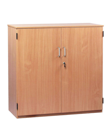 Cupboard with Doors - Bubble Gum Range-Cupboards & Cabinets-Cupboards, Cupboards With Doors, Wellbeing Furniture-Beech-Learning SPACE