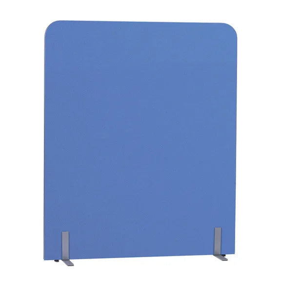 Curved SpaceDividers, 1000mm(w) X 1200mm(h) Blue Learning SPACE