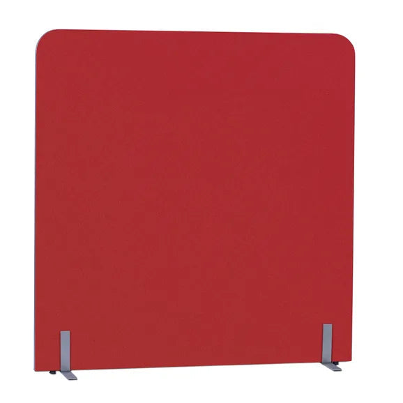 Curved SpaceDividers, 1000mm(w) X 900mm(h) Red Learning SPACE