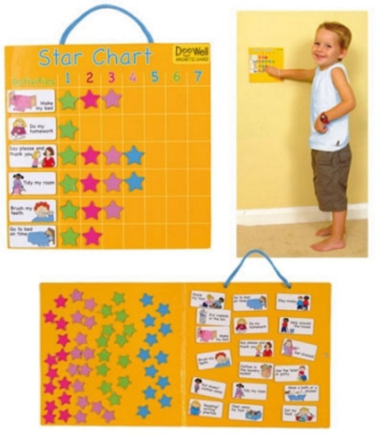 Magnetic Reward Star Chart, Learning SPACE