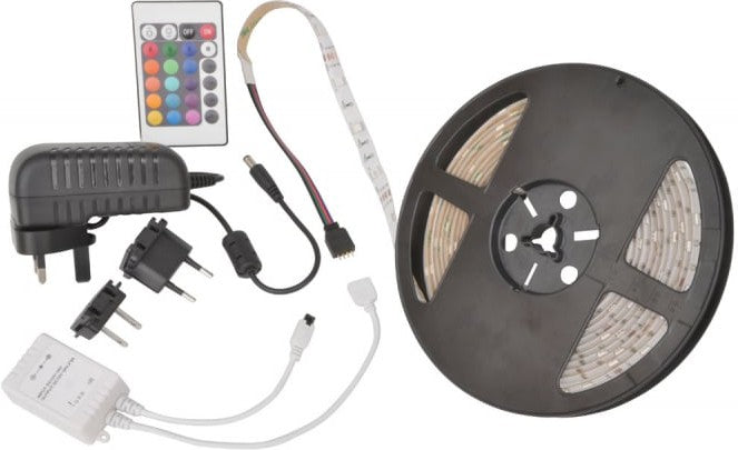 DIY LED Tape - 5m Multi Coloured Lighting, Learning SPACE