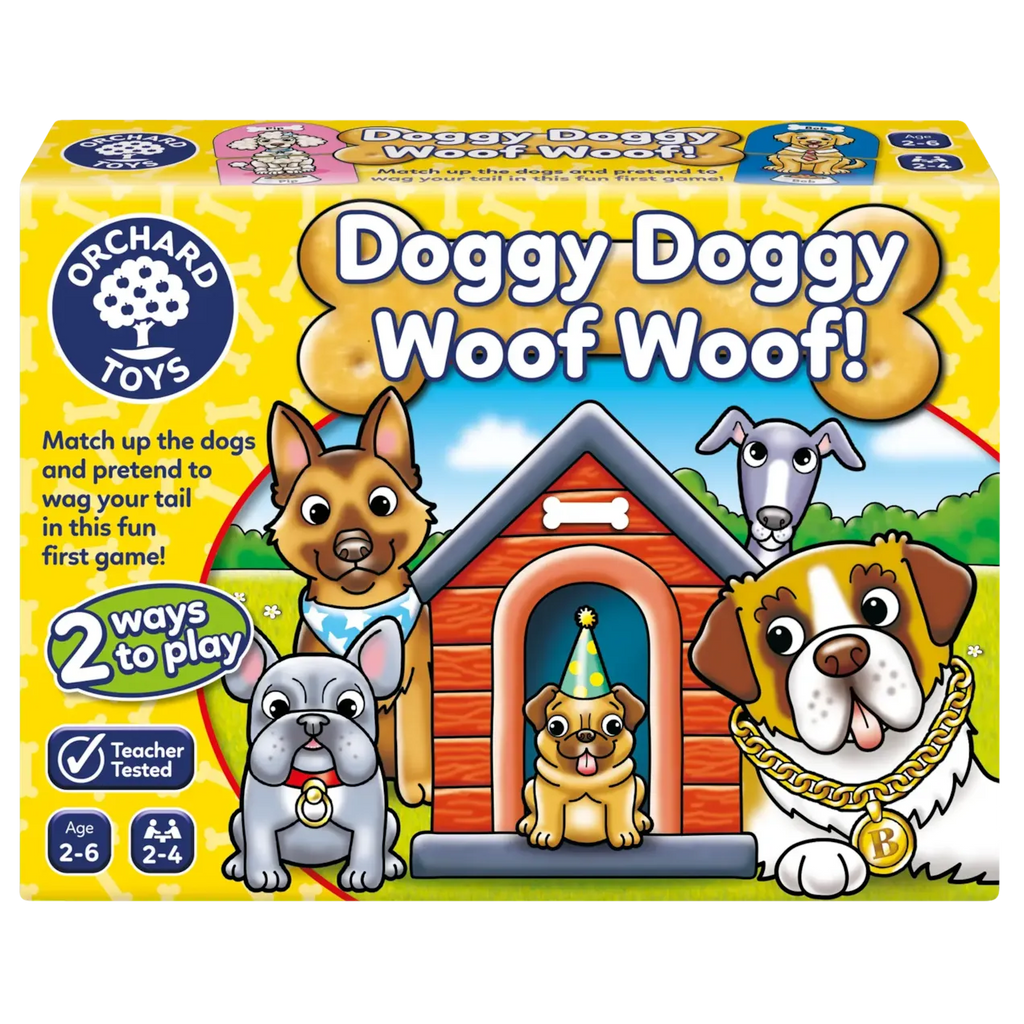 DOGGY DOGGY WOOF WOOF! Matching Game-Animals,Memory Pattern & Sequencing,Orchard Toys,Table Top & Family Games-Learning SPACE