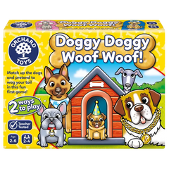 DOGGY DOGGY WOOF WOOF! Matching Game-Animals,Games & Toys,Gifts For 2-3 Years Old,Memory Pattern & Sequencing,Orchard Toys,Table Top & Family Games-Learning SPACE