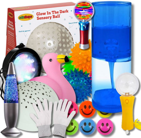 Dark Den Sensory Box-Sensory toy-AllSensory,Calmer Classrooms,Classroom Packs,Den Accessories,excell2,Glow in the Dark,Helps With,Learning Activity Kits,Meltdown Management,Sensory,sensory activity,Sensory Boxes,Sensory Dens,Sensory Processing Disorder,Visual Sensory Toys-Learning SPACE