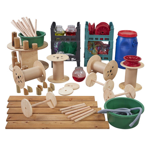 Deconstructed Role Play Set (60+ Items)-Atelier,Cosy Direct,Imaginative Play,Outdoor Play,Outdoor Toys & Games,Role Play-Learning SPACE